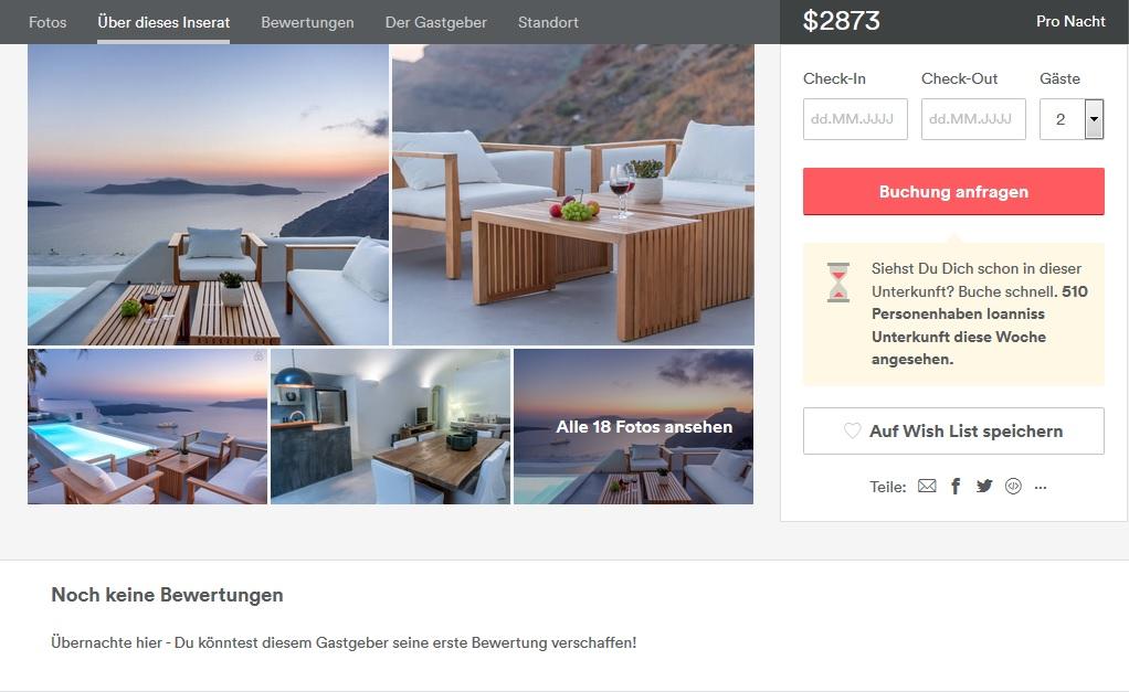 Best Airbnb Apartment Santorini Greece