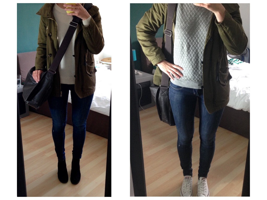 Pullover and Parka Outfit