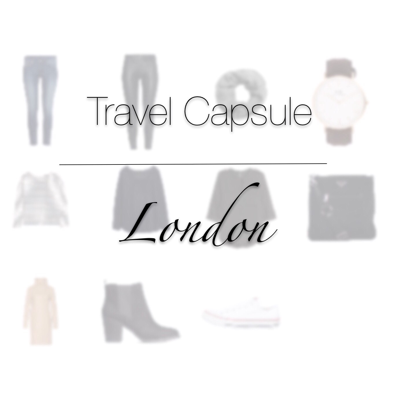 London Packliste für einen Wochenentrip inkl. Outfits