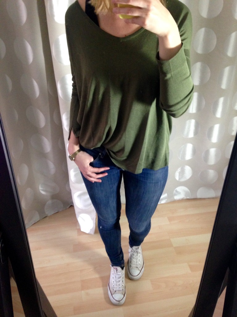 Khaki Sweater Outfit - Herbst Capsule 
